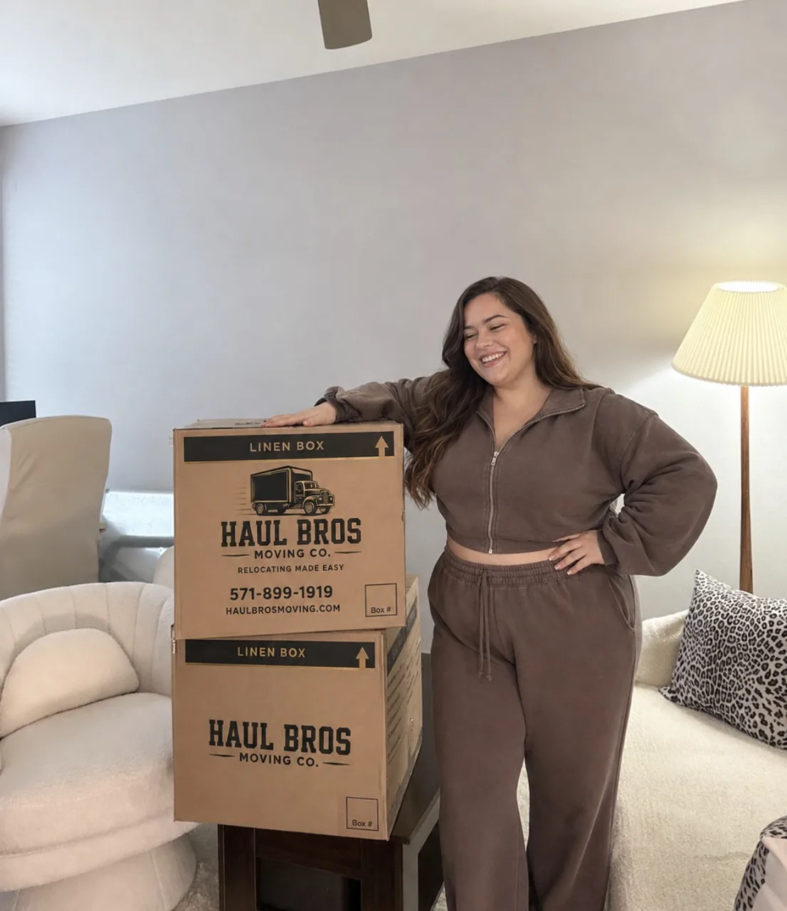 Haul Bros Moving Co. helping with an apartment move